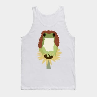 Frog on a flower Tank Top